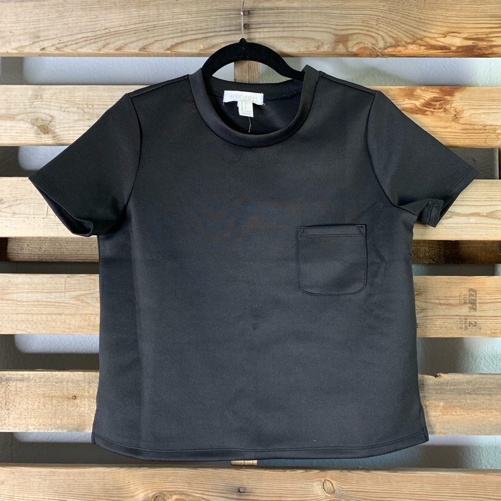 Forever 21 Scuba T-shirt with Pocket